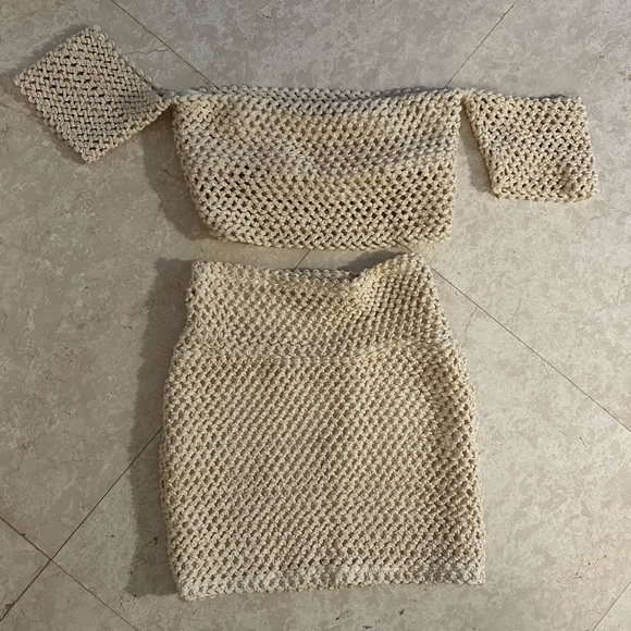 Montce natural French texture top can be worn as a bathing suit - Picture 5 of 8